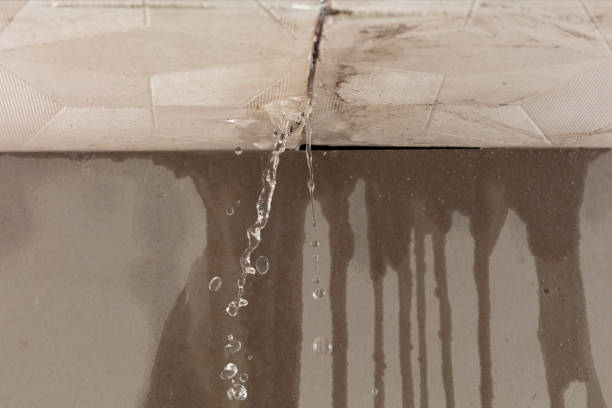 Professional Burst Pipe Cleanup technician working in Clinton, LA